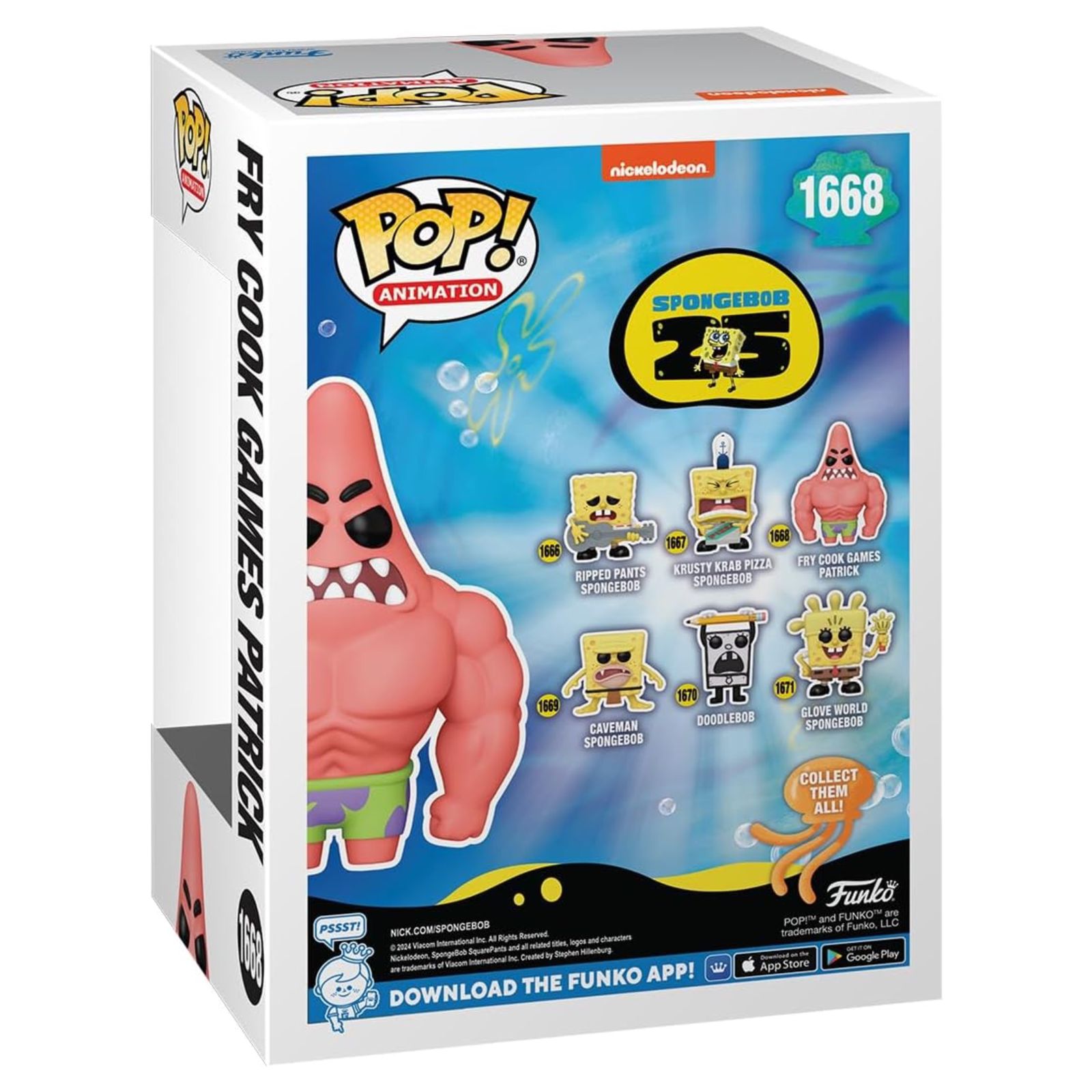 Funko Pop! Animation: Spongebob Squarepants - Fry Cook Games Patrick