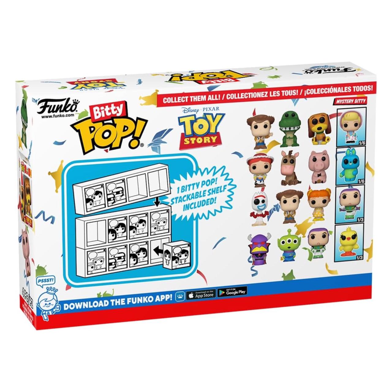 Funko Pop!: Toy Story Mini Collectible Toys 4-Pack - Woody, Rex, Slinky Dog & Mystery Chase Figure