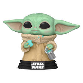 Funko POP! Star Wars: The Mandalorian - Grogu (The Child, Baby Yoda) with Cookie