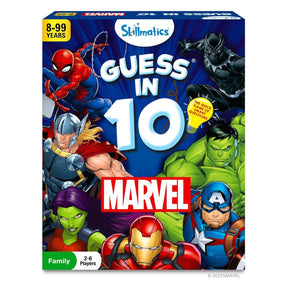 Skillmatics Card Game - Guess in 10 Marvel, Perfect for Boys, Girls, Teens, Adults Who Love Board Games, Toys, Avengers, Spiderman, Iron Man, Gifts for Ages 8, 9, 10 and Up