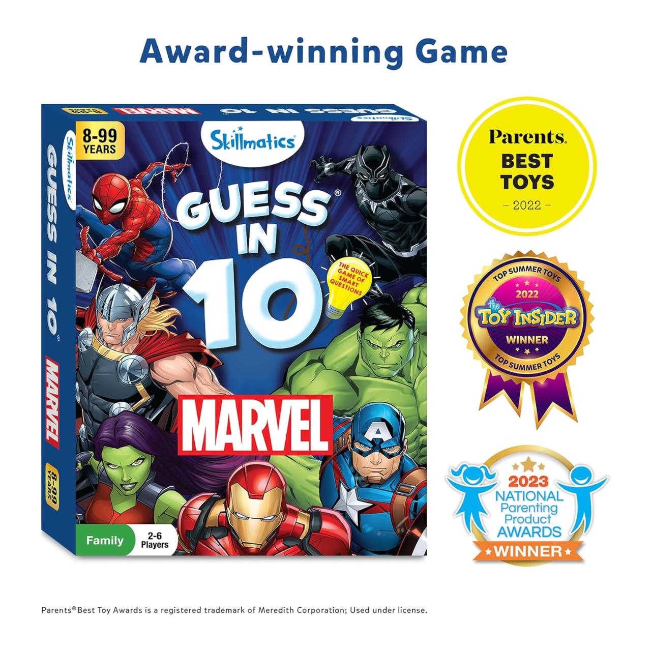 Skillmatics Card Game | Guess in 10 Marvel Games