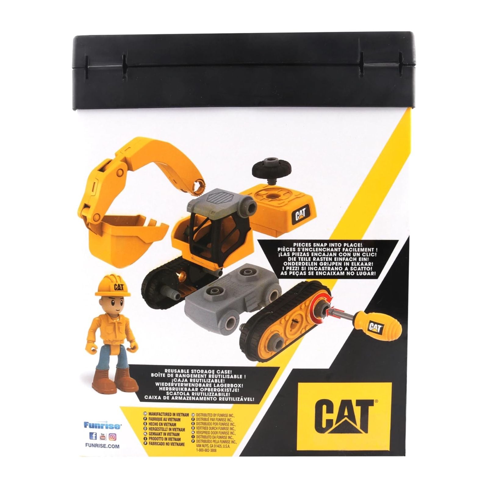 CAT Construction Toys, Construction Junior Crew, Build Your Own Excavator Building Toy