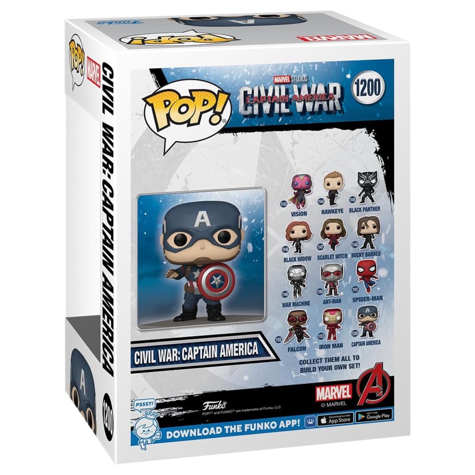 Funko Pop! Marvel: Captain America, Figure 12 of 12