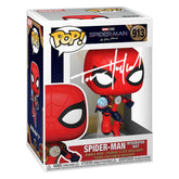 Tom Holland Spiderman Integrated Suit #913 Facsimile Signed Reprint Laser Autographed Funko POP! Movies Marvel No Way Home Figurine with Protector Case