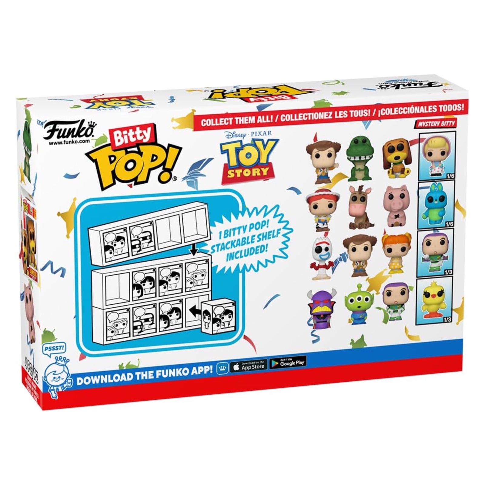 Funko Bitty Pop | Toy Story Mini Toys | 4-Pack (Styles May Vary)