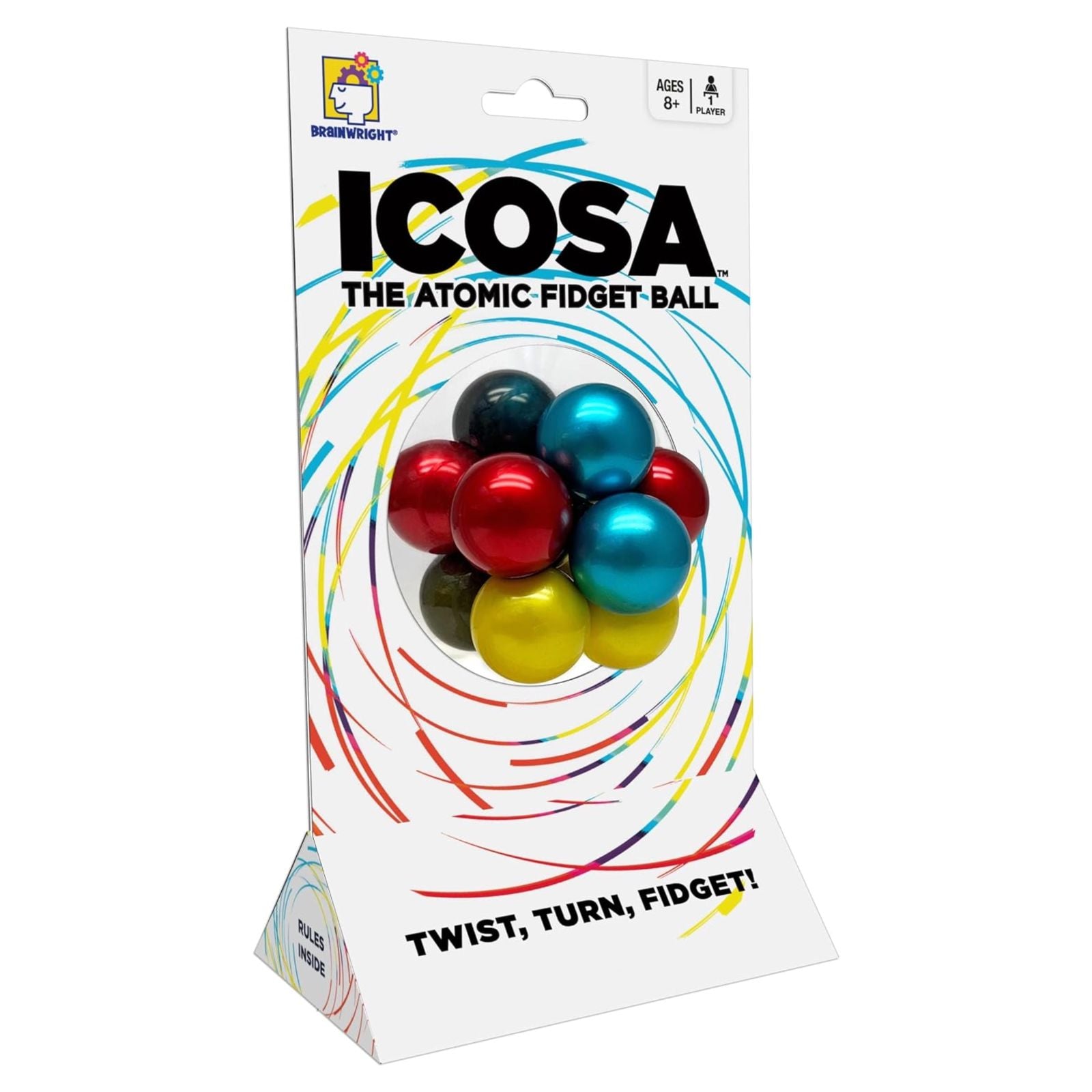 Brainwright - ICOSA - The Atomic Fidget Ball - Twist, Turn, Fidget!