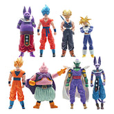 5.7" Goku Action Figures,Set of 8 Super Hero Anime Action Figure Toys,Classic Characters Action Figure