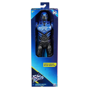 DC Comics, Hero-Mode Blue Beetle Action Figure, 12-inch, blue beetle movie character