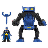 Fisher-Price Imaginext DC Super Friends Batman Toy Battling Robot with Poseable Figure & Lights for Pretend Play Kids Ages 3+ Years