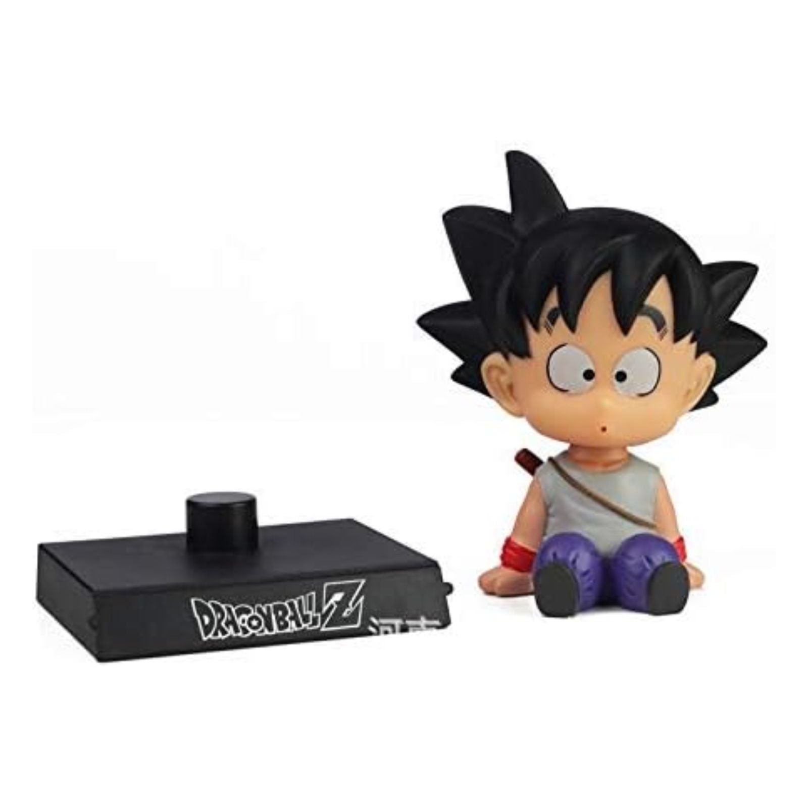 Dragon Ball Z Toy Shaking Head Phone Bracket, Car Dashboard Decorative, Mobile Holder (Grey)