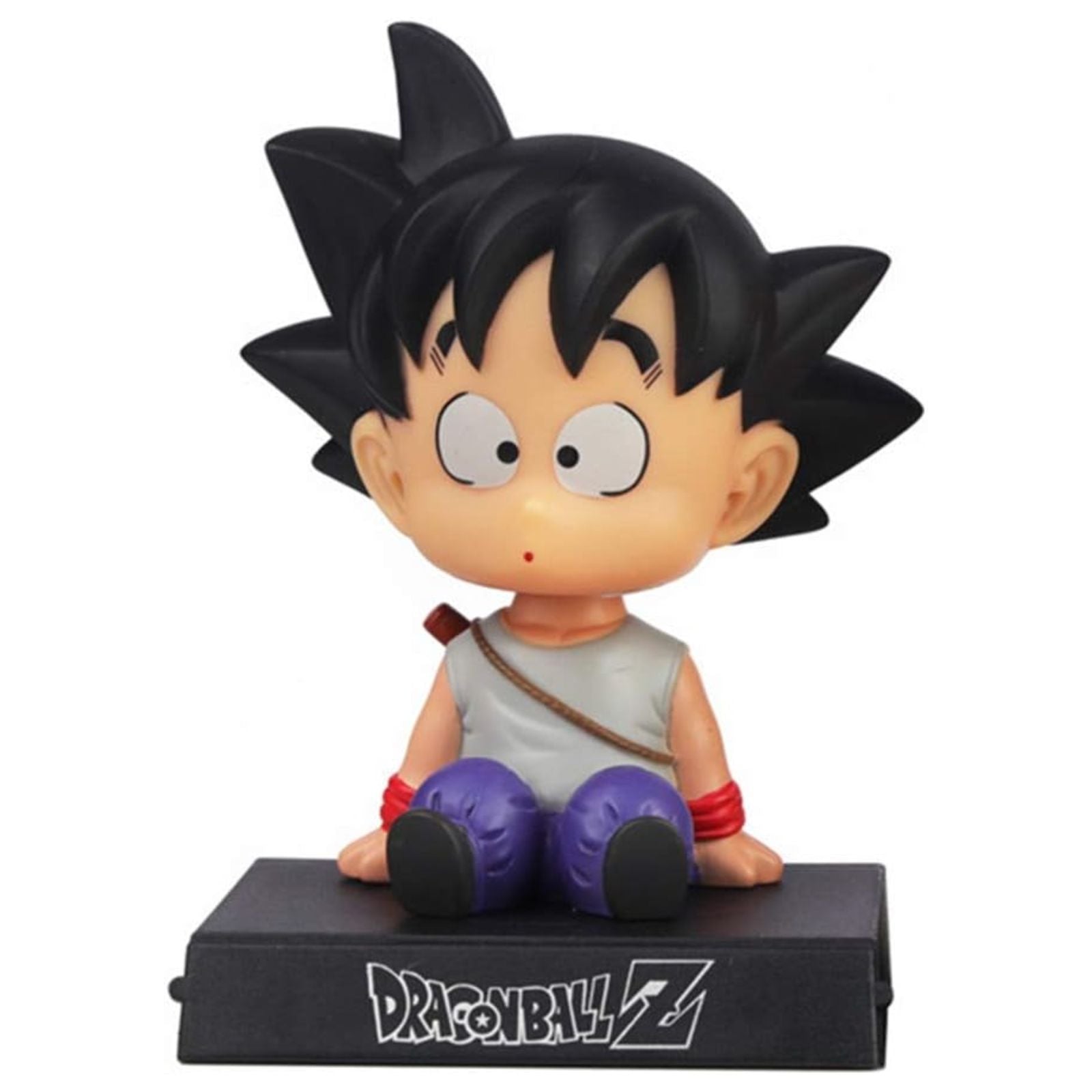 Dragon Ball Z Toy Shaking Head Phone Bracket, Car Dashboard Decorative, Mobile Holder (Grey)