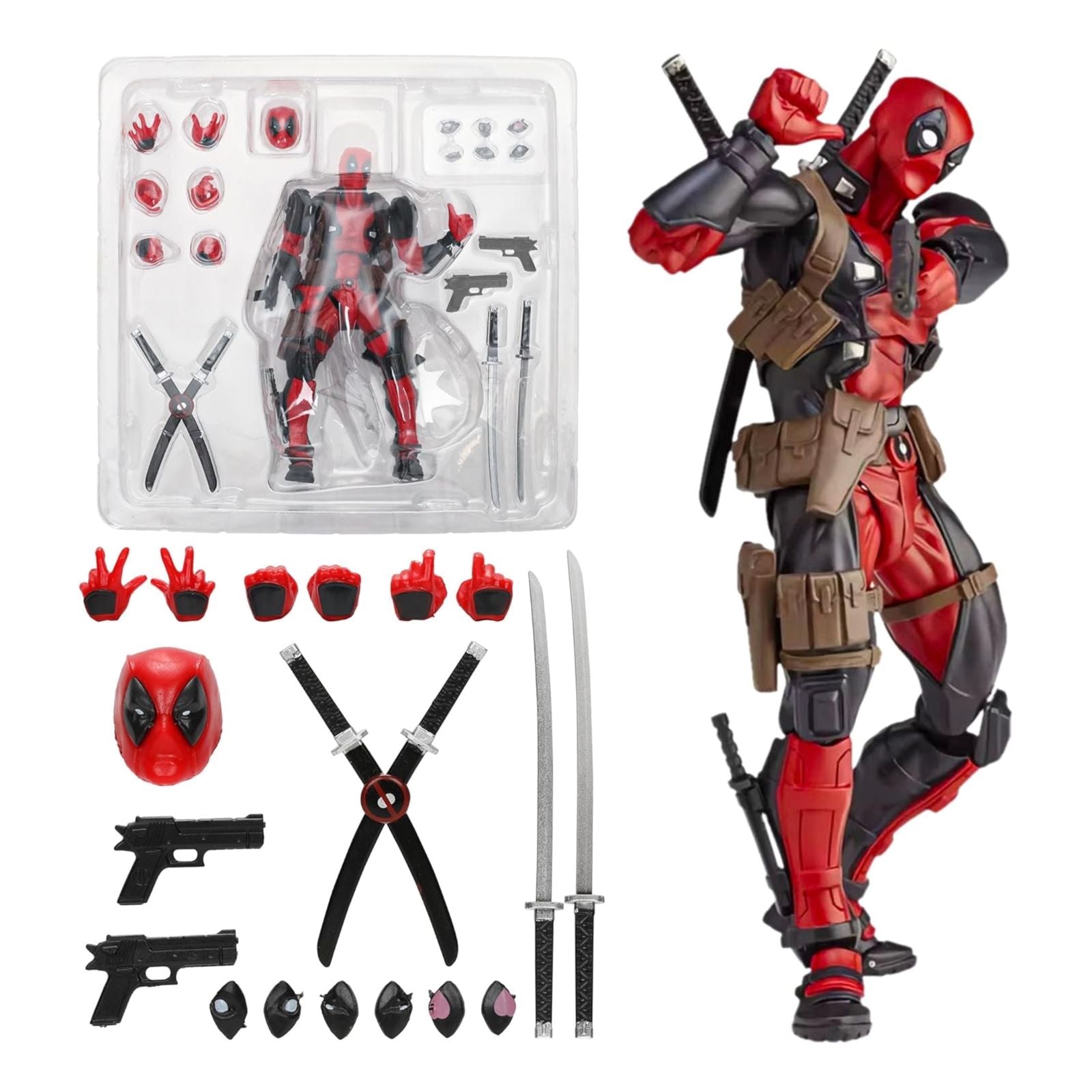 Deadpool Movie Themed Action Figure - 6 Inch Collectible Action Figures Toy