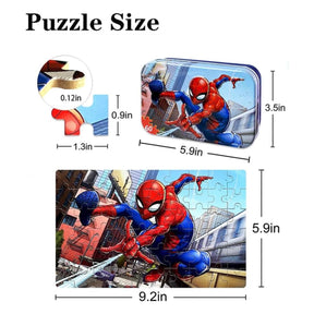 Spider Man Puzzles 60 Pieces Puzzles for Kids Ages 4-8 Learning Educational