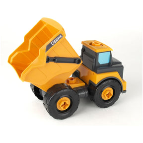 Dump Truck Toy - Buildable Dump Truck Take Apart Toys with Toy Drill - AA Batteries Included