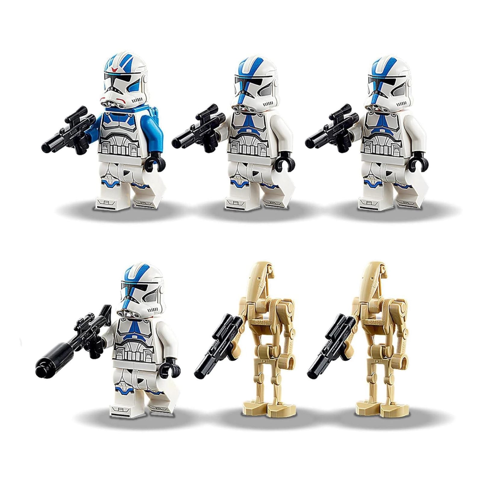 LEGO Star Wars 501st Legion Clone Troopers Building Kit, Cool Action Set for Creative Play