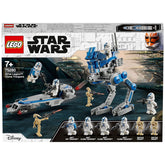 LEGO Star Wars 501st Legion Clone Troopers Building Kit, Cool Action Set for Creative Play