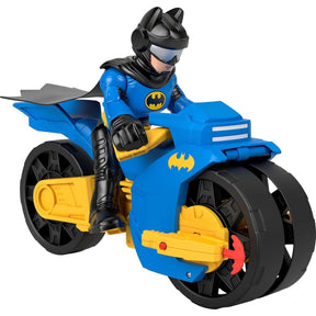 DC Super Friends Batman Toys, XL Batcycle & XL Batman Figure