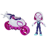 Marvel Spidey & His Amazing Friends Ghost-Spider Action Figure & Copter-Cycle Vehicle