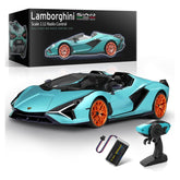 Lamborghini Sian Remote Control Car, 1:12 Scale - Blue