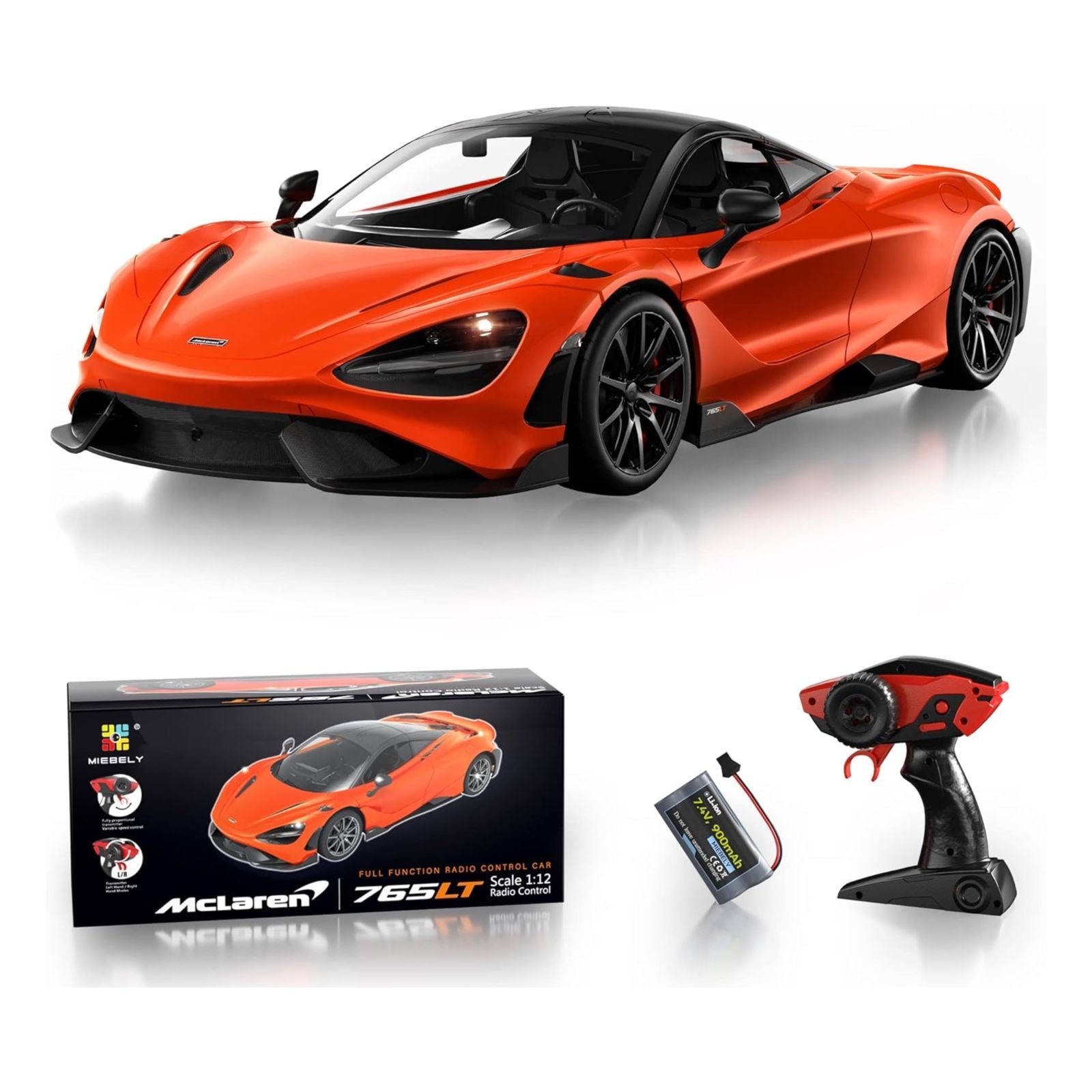 McLaren Remote Control Car 1/12 Scale (Orange)