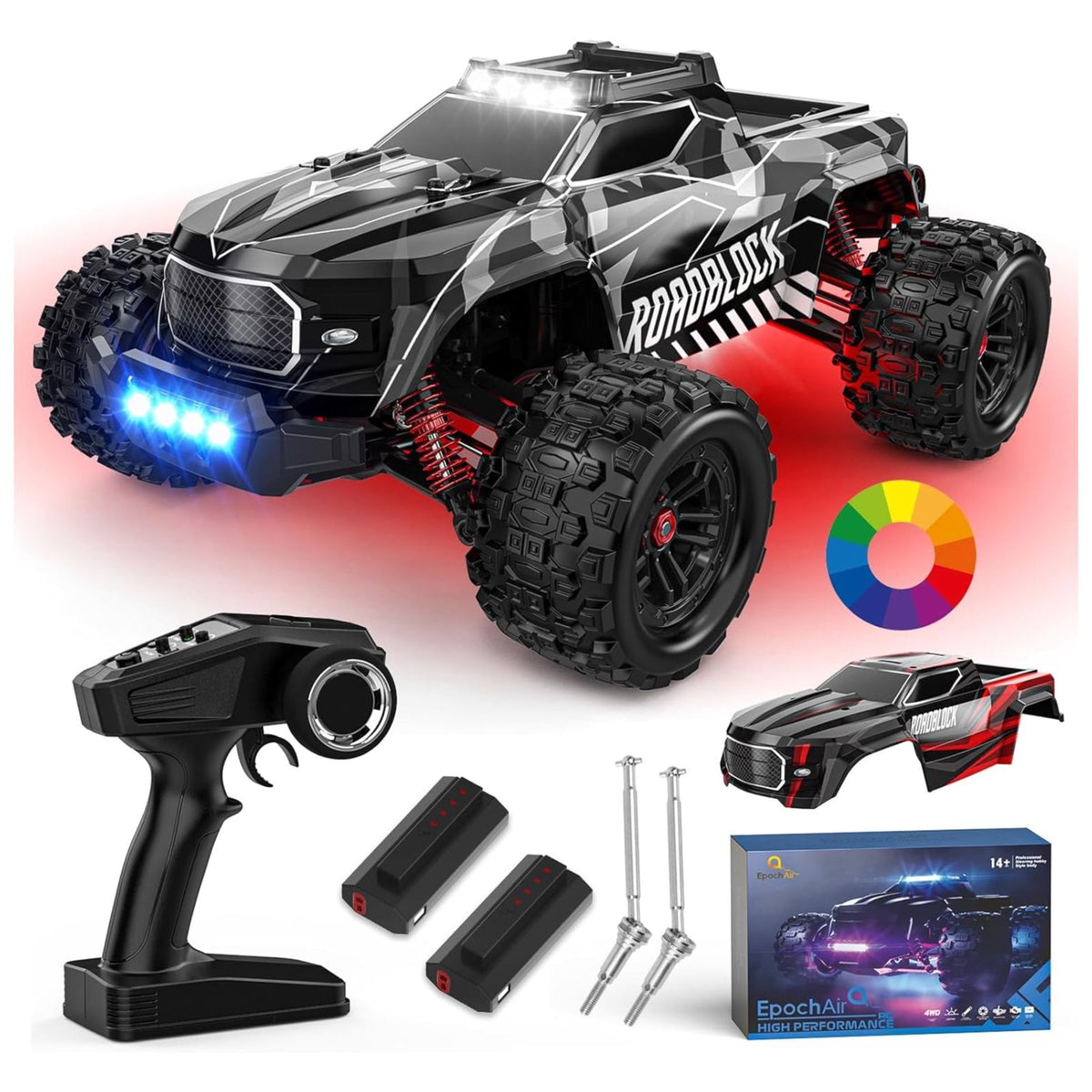 1:14 RTR Brushless Fast RC Cars, 4x4 RC Monster Trucks