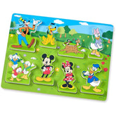 Melissa & Doug Disney Mickey Mouse Wooden Chunky Puzzle for Toddlers & Kids (8 pcs)