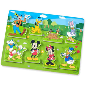 Melissa & Doug Disney Mickey Mouse Wooden Chunky Puzzle for Toddlers & Kids (8 pcs)