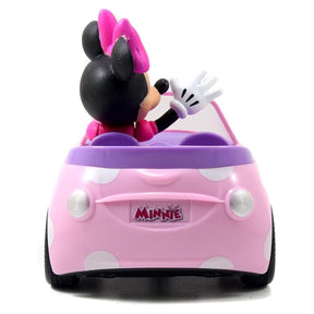 Disney Junior Minnie Mouse RC Car: Polka Dot 27 MHz Remote Control Pink Car