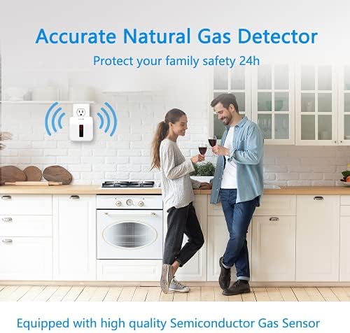 Techamor Y401 Natural Propane Gas Detector Home Gas Alarm and Monitor Leak Alarm