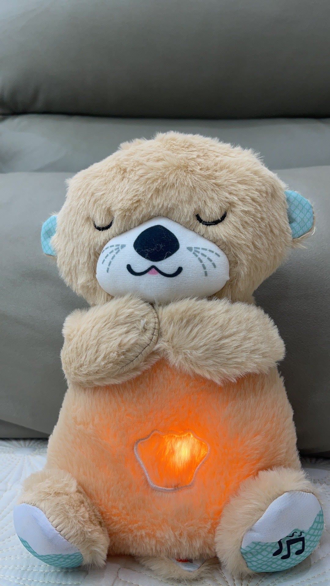 Baby Breath Baby Bear Soothes Otter Plush Toy