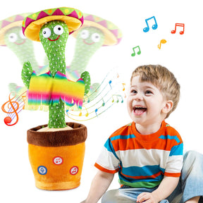 Dancing Talking Cactus, Singing, Talking, Recording and Mimic Toy for kids