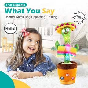 Dancing Talking Cactus, Singing, Talking, Recording and Mimic Toy for kids