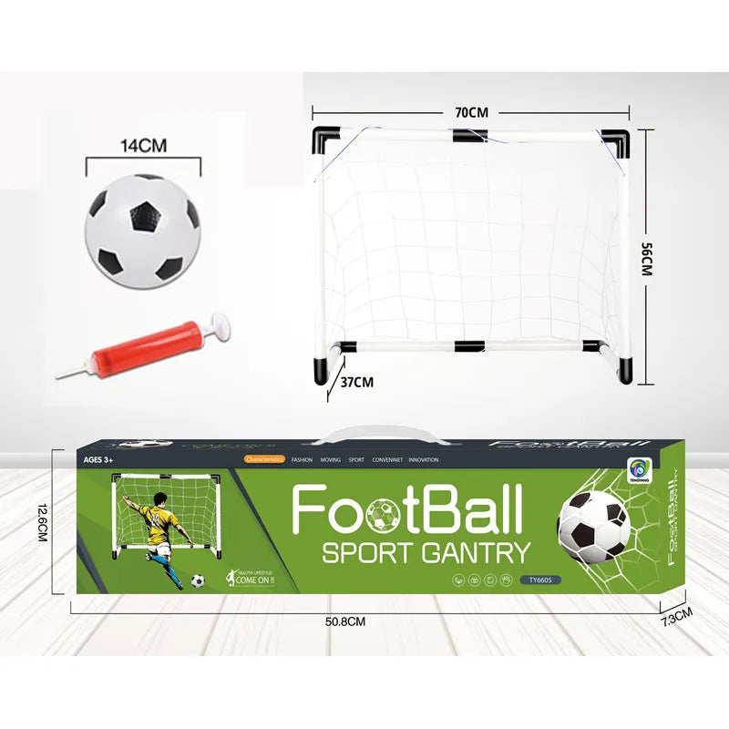 "Portable Detachable Football Goal Frame for Indoor & Outdoor Play - Gantry Toy"