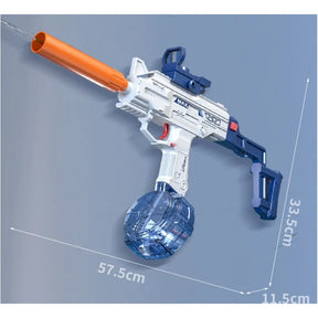 Children's Automatic UZI Electric Water Gun – Summer Beach Pool Toy for Fun Fights