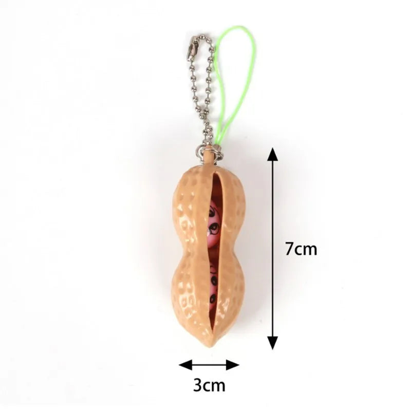 "Decompression Peanut Squeeze Toy - Small Bean Music Toy for Stress Relief & Fun"