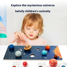 3D Solar System Puzzle Toy for Kids - Eight Planets Cognitive Educational Puzzle