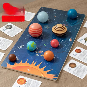 3D Solar System Puzzle Toy for Kids - Eight Planets Cognitive Educational Puzzle