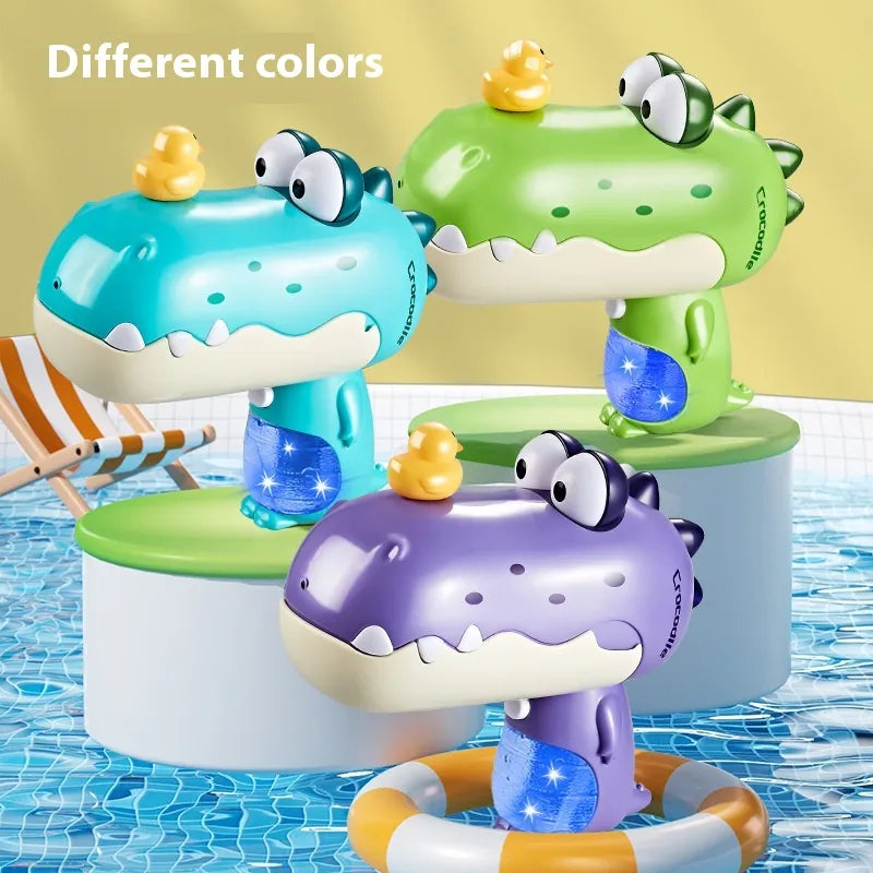 Children's Electric Continuous Hair Cartoon Water Pistols – Fun Water Fight Toy