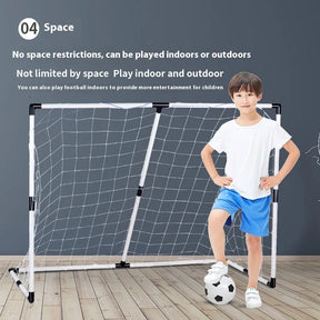 Children's Indoor Outdoor Football Goal Frame Portable Detachable Football Gantry Toy