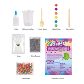 Toy Slime Kit Gifts For Girls 8 Amazing To Make Foam Beans Slimes And Sliver Glitter Slimes Fun Slime Party Favors