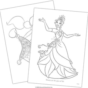 "Disney Princess Create-A-Scene Sticker Activity Pad - 80+ Stickers & Coloring Fun!"