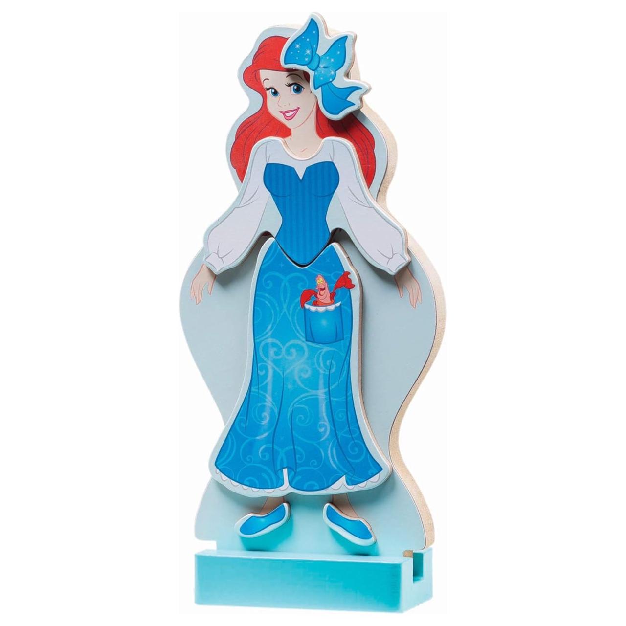 Melissa & Doug Disney Ariel Magnetic Dress-Up Doll Set: 30+ Pcs Pretend Play