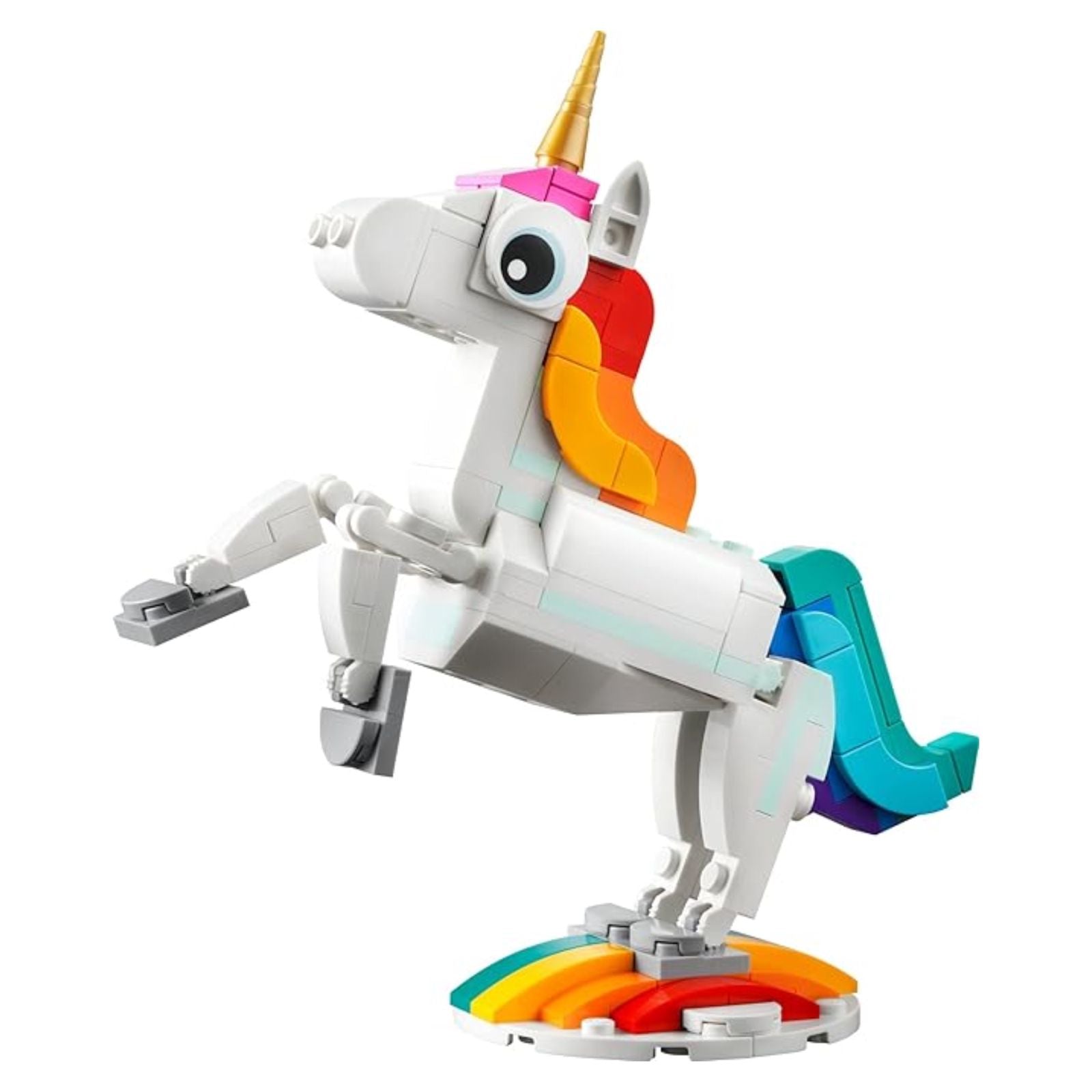 LEGO Creator 3-in-1 Magical Unicorn Toy 31140 – Transforms to Seahorse & Peacock