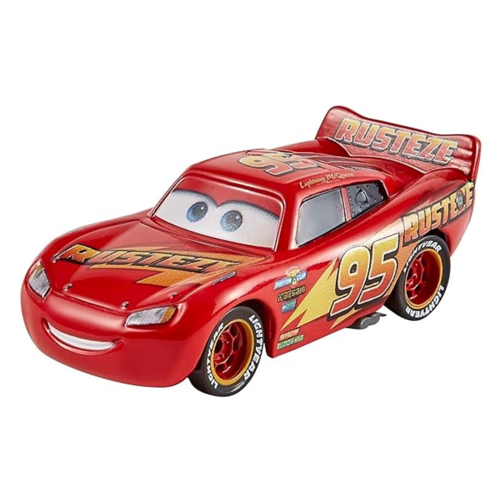 Mattel Disney Pixar Cars Radiator Springs 3-Pack: Lightning McQueen, Mater & Sheriff Die-cast