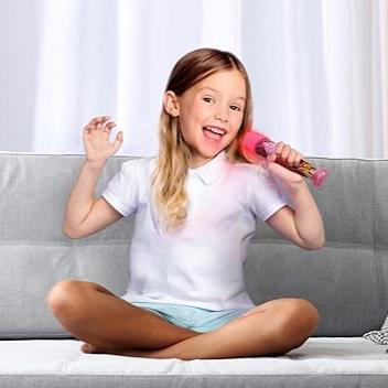 Disney Princess Karaoke Microphone for Kids – Bluetooth, Music, Light Show & Fun!