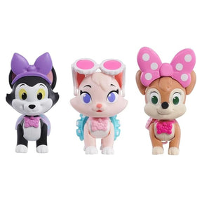 Disney Junior Minnie Mouse Polka Dot Pets 3-Pack Figures - Official Kids Toys, Amazon Exclusive