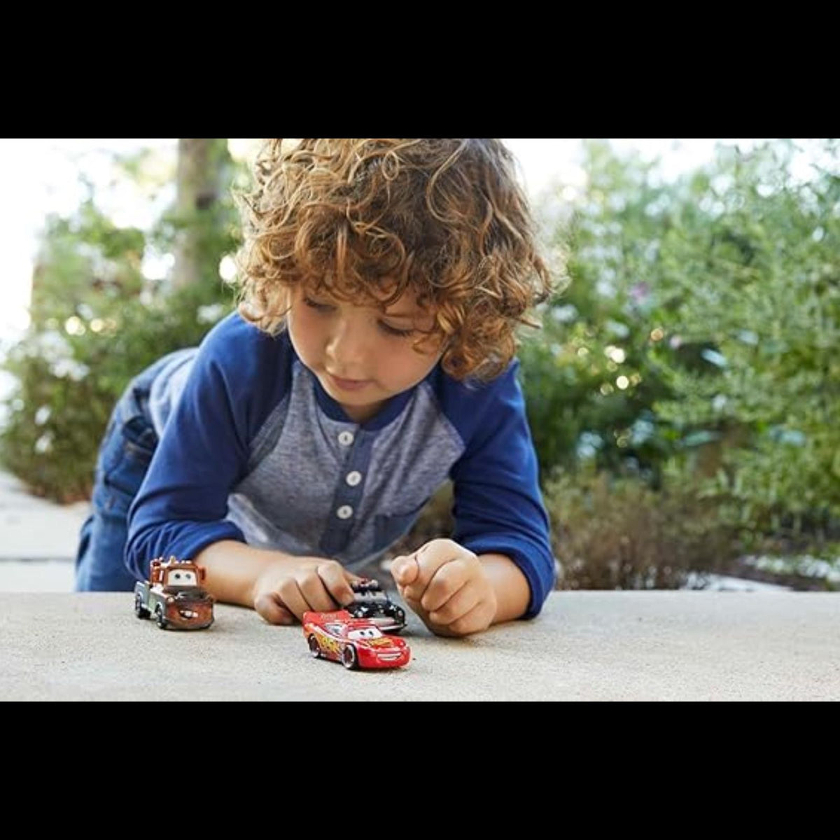 Mattel Disney Pixar Cars Radiator Springs 3-Pack: Lightning McQueen, Mater & Sheriff Die-cast