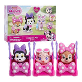 Disney Junior Minnie Mouse Polka Dot Pets 3-Pack Figures, Officially Licensed Kids Toys for Ages 3 Up, Amazon Exclusive