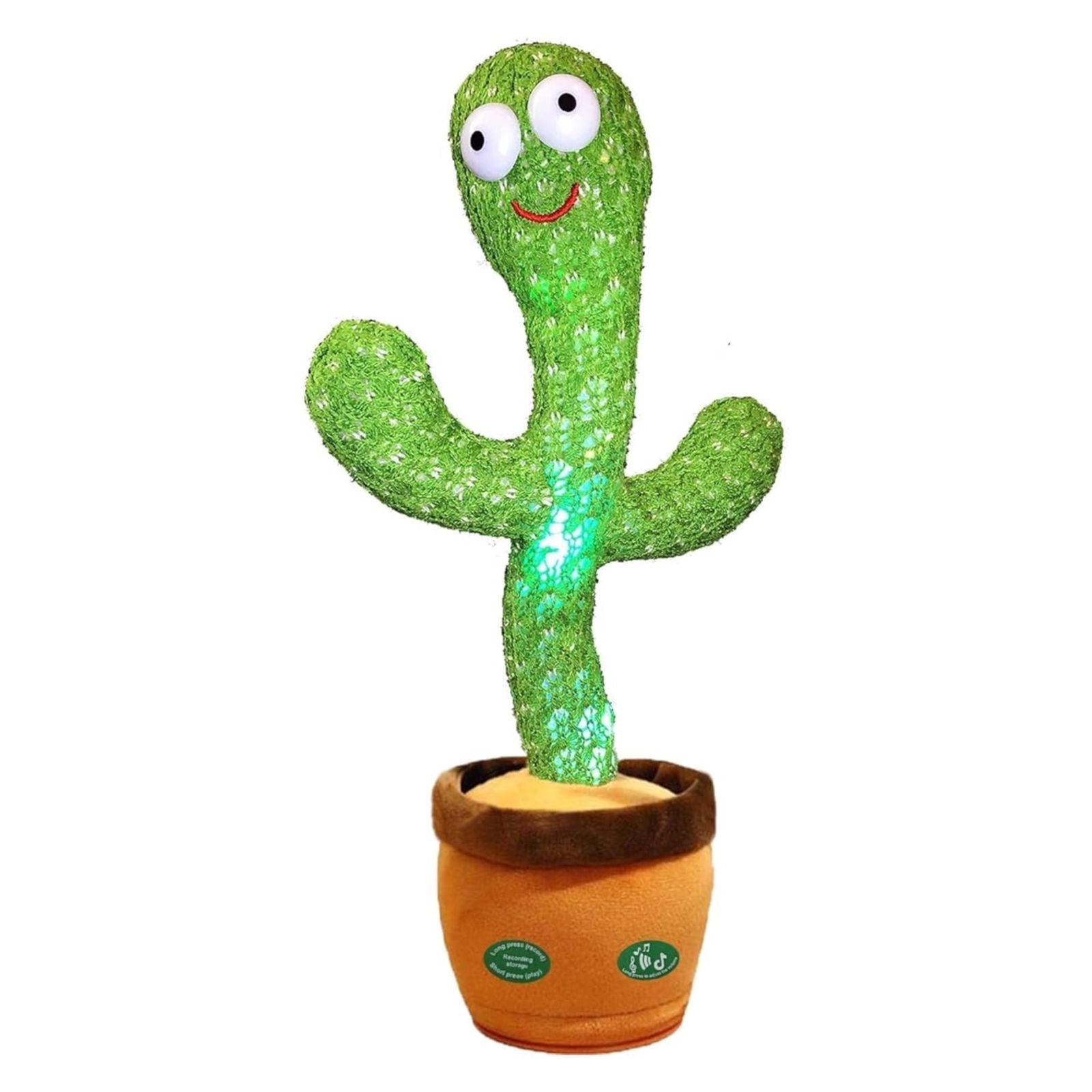 "Pbooo Dancing Cactus Toy - Mimicking, Singing, Dancing, & LED Fun for Babies"