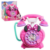 Disney Junior Minnie Mouse Ring Me Rotary Pretend Play Phone with Lights and Sounds, Kids Toys for Ages 3 Up by Just Play